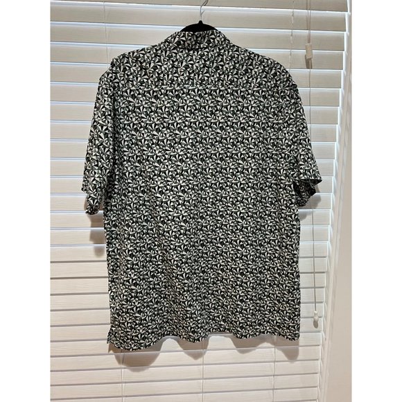 Theory Patterned Short Sleeve Button Up Shirt - Size‎ XXL - Picture 5 of 5